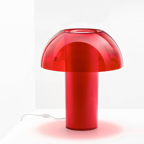 Colette 50 lampada da tavolo d'arredo rossa