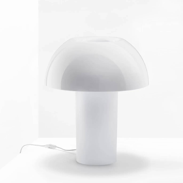 Colette 50 lampada da tavolo d'arredo bianca